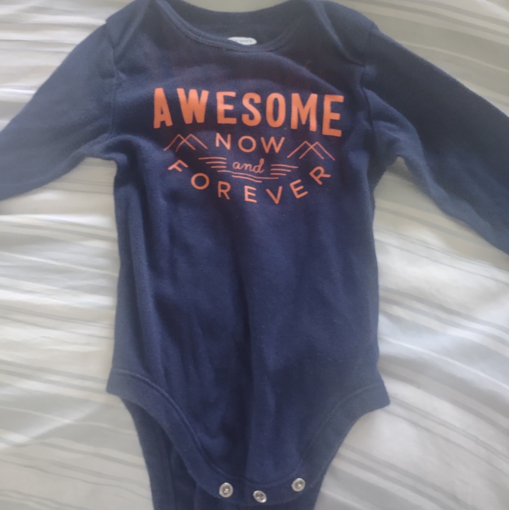 Blue onesie old navy
